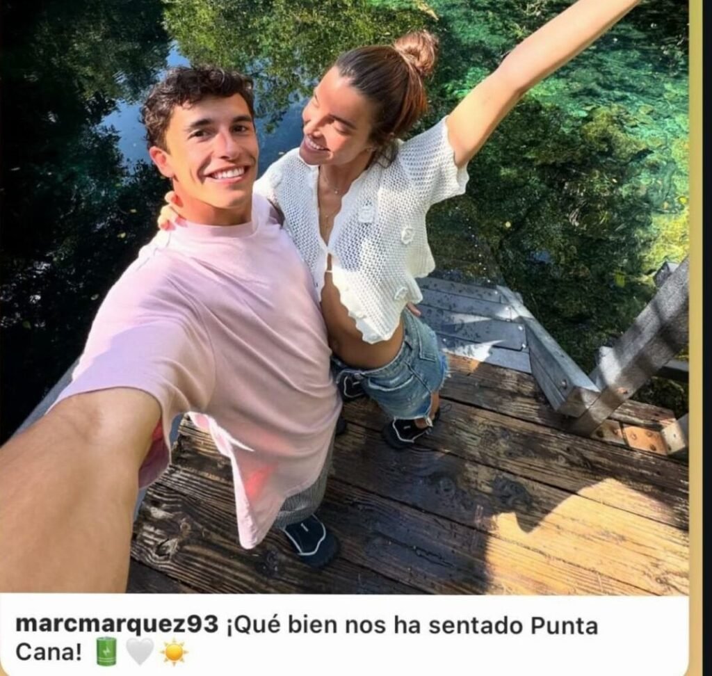 El Campeón De Motogp Marc Márquez Disfruta De Sus Vacaciones