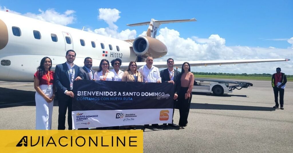 Tórtola se une a Sunrise Airways desde Santo Domingo